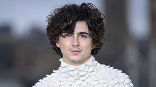 Timothée Chalamet at the London premiere of “Dune: Part Two” in February is the face of Bleu De Chanel, which has released a luxury hair mist for men.