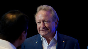 Andrew Forrest is putting his foot to the floor in renewables.