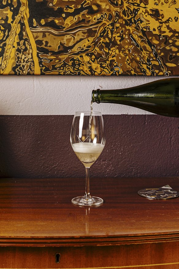 The wine list avoids the usual oyster wine pairings.