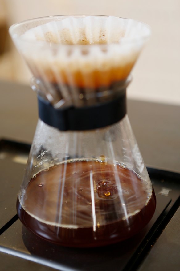 Filtered coffee at Assembly.