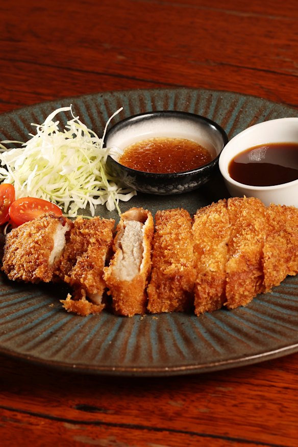 Pork tonkatsu.