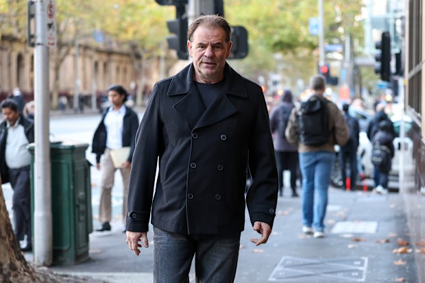 Former Victorian CFMEU boss John Setka arrives at Melbourne Magistrates Court.
