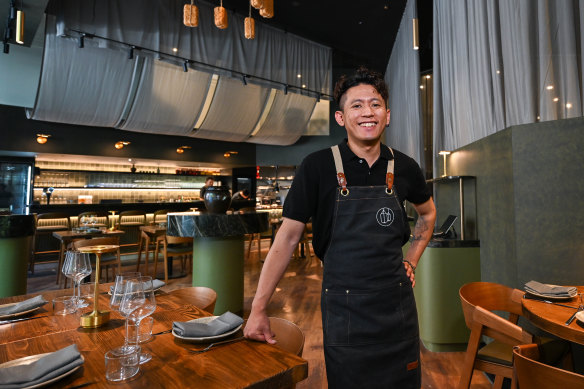 Korean chef Mika Chae, cousin of Jung Eun Chae of Chae restaurant, at his new restaurant Doju.