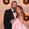Ben Affleck and Jennifer Lopez at the 81st Golden Globe Awards