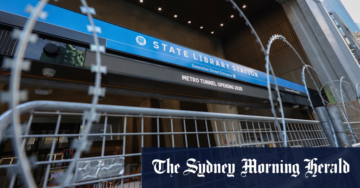 Metro Tunnel Full Timetable Pushed out to 2026