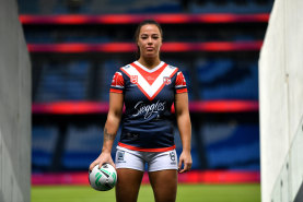Roosters star Isabelle Kelly.