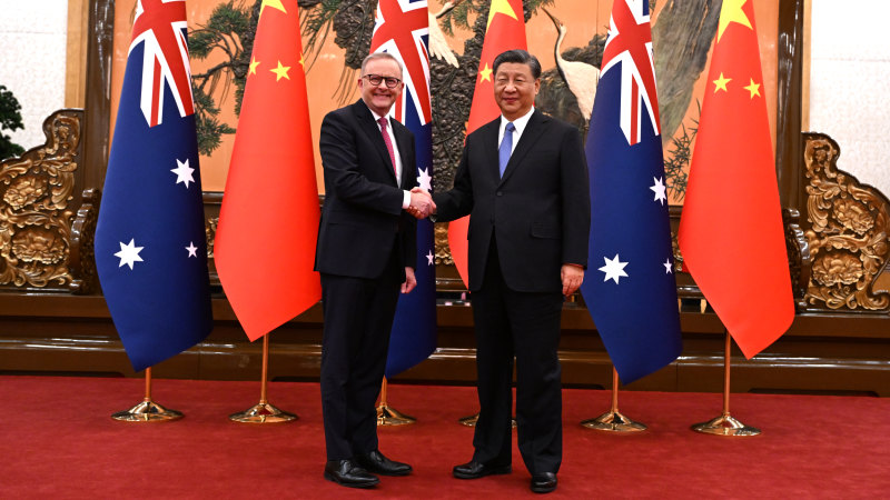 China hails ‘new starting point’ with Australia as Albanese meets Xi