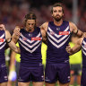 Emotions were raw as the Dockers paid tribute to former player Cam McCarthy on Friday night.