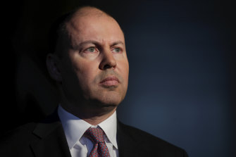 Treasurer Josh Frydenberg is awaiting a review of JobKeeper by Treasury this month.