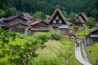 Shirakawa-go, in Japan’s Gifu prefecture. The pandemic has prompted many urbanites to seek a simpler lifestyle in rural parts of the country.  