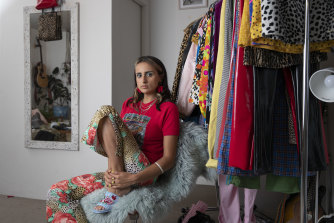 Kara Otter, founder and creative designer at Karameleon Australia, specialises in signature '90s second-hand fashion.