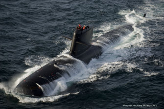 Scorpene, the submarine that French company DCNS, now the Naval Group,  sold to Brazil, Chile, Malaysia and India.