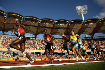 Carrara Stadium on the Gold Coast hosted the Commonwealth Games track and field events in 2018. 2032 Games organisers plan to improve public transport to remove driving and parking at 2032âs venues.