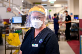 ICU nurse Louise Watson says nothing prepared her for looking after COVID-19 patients.