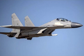 Çin genellikle bu PLA J-16 savaş uçağı gibi askeri uçakları Tayvan'a doğru uçuruyor, ancak herhangi bir işgal olmadı.