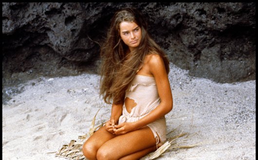 Aged 15 in The Blue Lagoon (1980).