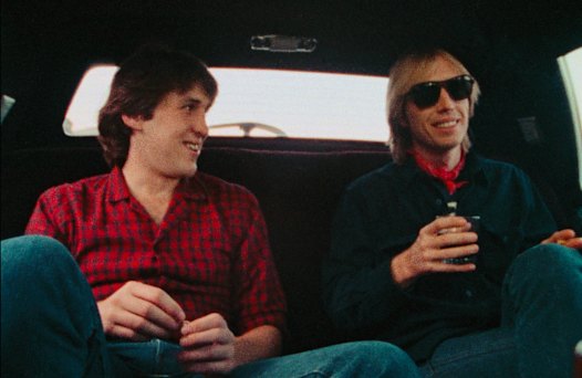 Cameron Crowe, left, with Tom Petty in Tom Petty: Heartbreakers Beach Party.
