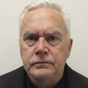 Former BBC newsreader Huw Edwards in a police photograph.