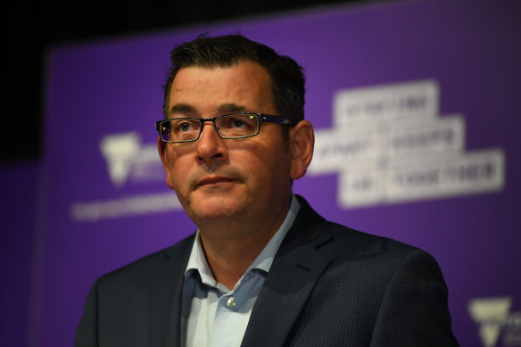 Premier Daniel Andrews says restrictions will change on Monday, but not before.