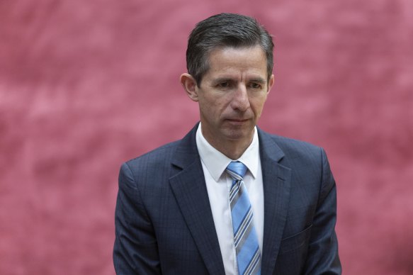 Opposition foreign affairs spokesman Simon Birmingham.