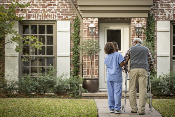 Most older Australians needing home care would prefer not to move in with family. 