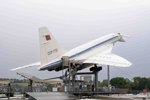 A Tu-144 at Technik Museum Sinsheim in Germany, the only version of the aircraft you can find outside Russia.