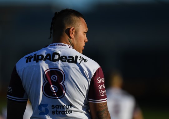 It's official ... Addin Fonua-Blake is leaving Manly for the New Zealand Warriors.
