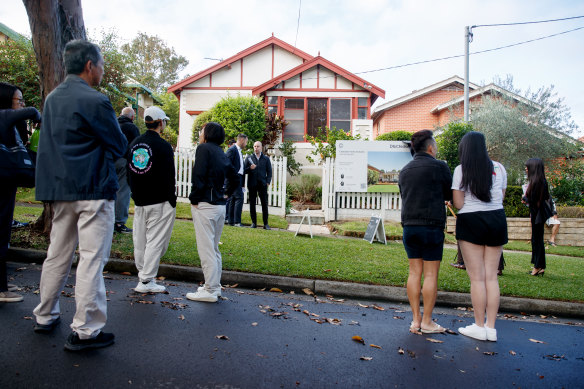 The North Strathfield home sold to an investor at auction.