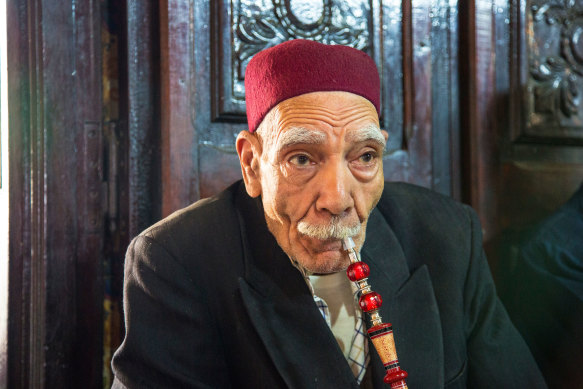 Shisha in the Tunis medina, Tunisia.