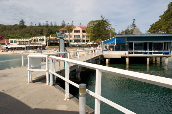 Jack Doyle allegedly confronted the three boys on Watsons Bay wharf.