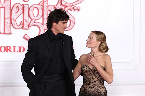 Magot Robbie and Jacob Elordi have been accused of “affair baiting” during their Wuthering Heights press tour. 