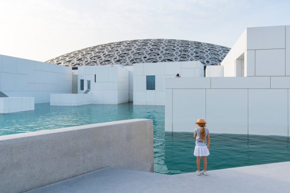 The Louvre Abu Dhabi is one of the area's top cultural institutions.
