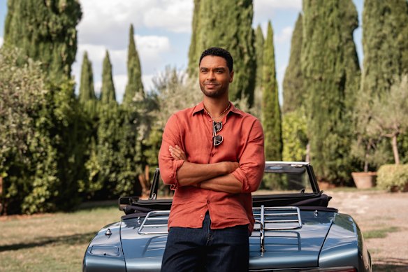 To quote Shakespeare, he’s the only man of Italy. Regé-Jean Page in You, Me & Tuscany.