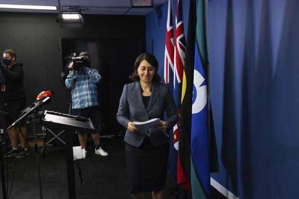 Gladys Berejiklian announces her resignation on Friday.