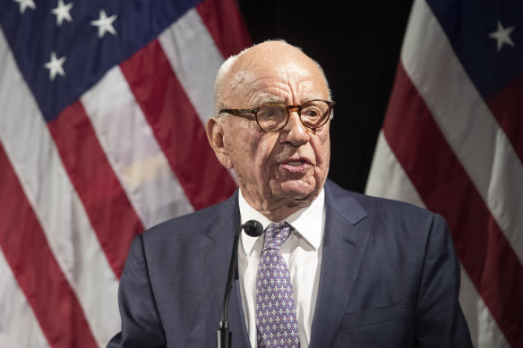 Rupert Murdoch invested a reported $US100 million in Theranos while its valuation and prominence was soaring.
