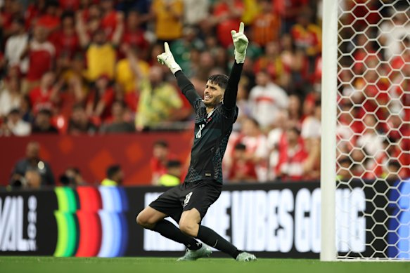 Next-generation Socceroo, goalkeeper Patrick Beach.