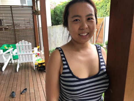 Beck Zhang thinks the new school at Dutton Park is good news for young families.