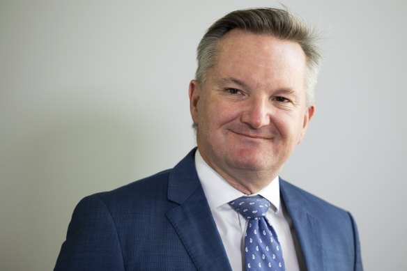 Minister for Climate Change and Energy Chris Bowen has addressed the talks for the first time as a minister.