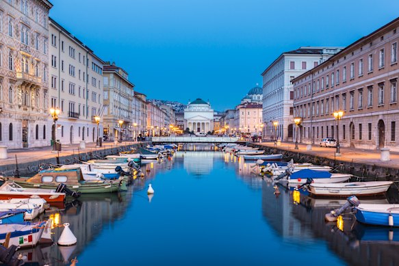 Church of St  Antonio Thaumaturgo at the northern end of the Canale Grande, Trieste, Friuli-Venezia Giulia.

