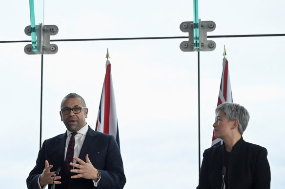 British Foreign Secretary James Cleverly says his country cannot “erase” its colonial past. 