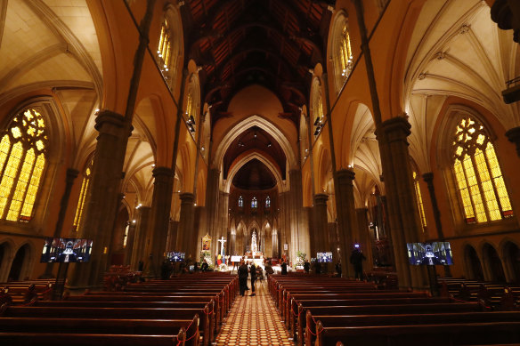 Services will proceed with vaccinated and unvaccinated churchgoers on Saturday at sites such as St Patrick’s Cathedral.