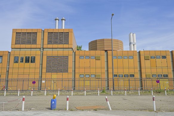 Abandoned buildings at Tegel Airport.