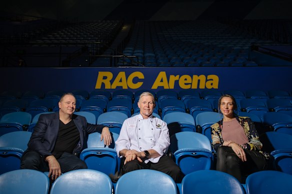 Perth RAC Arena revamps food and wine wtih Stephen Clarke and Emma Farrelly