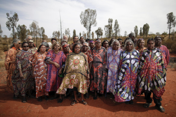 The Central Australian Aboriginal Women's Choir heralded the long-awaited protection of Uluru. 