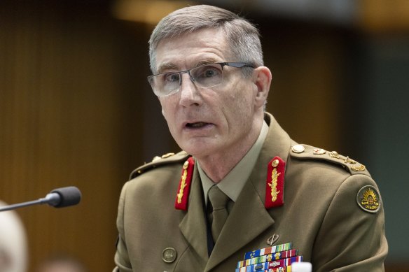 Chief of the Defence Force General Angus Campbell said the military was well below target staffing levels. 