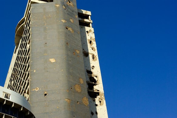 Holiday Inn Beirut: the gruesome poster-boy for ruined hotels.