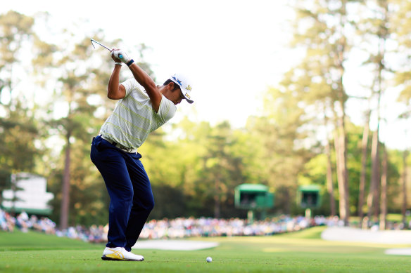 Hideki Matsuyama during the final round.