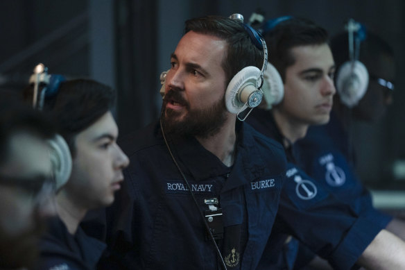 Line of Duty’s Martin Compston plays Chief Petty Officer Craig Burke in Vigil.