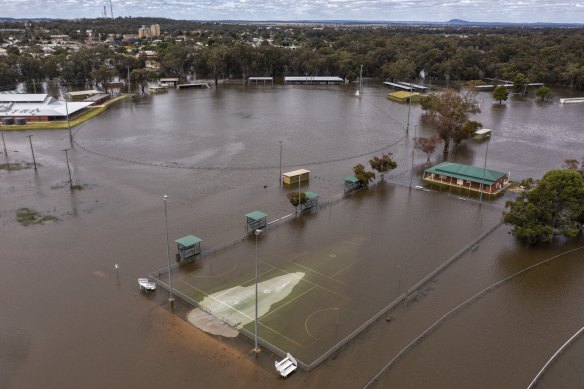 The Central West town of Eugowra was smashed by floods in November.