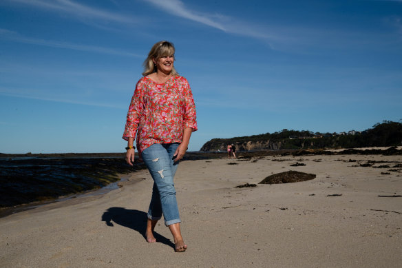 Margaret MacCulloch, who has moved from Sydney to Mollymook, is one of thousands of voters from Sydney who have moved to regional towns in NSW.